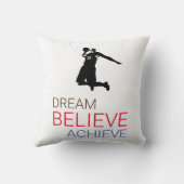 バスケ信じットを夢見る クッション (裏面)