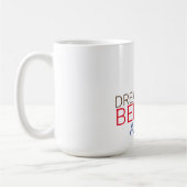 バスケ信じットを夢見る コーヒーマグカップ (左)