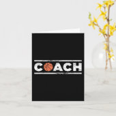 バスケ動揺してットコーチ カード (黄色い花)