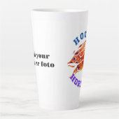 バスケ地平線 カフェラテマグ (正面)