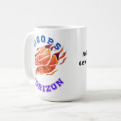 バスケ地平線 コーヒーマグカップ (正面左)