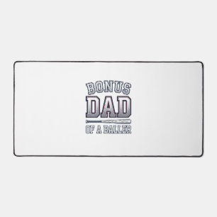 バスケ好きのボーナ Dad ヴィンテージ スポーツTシャツデザイン_ デスクマット
