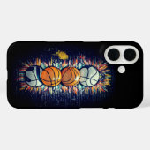 バスケ市電ボールサムスンケース電話 Case-Mate iPhoneケース (裏面 (横))