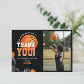 バスケ誕生日スポーツカード サンキューカード (スタンド正面)