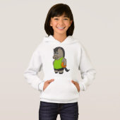 バスケ選手バスケットボール (正面フル)