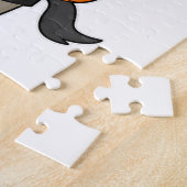 バスケ選手バスケットボール ジグソーパズル (側面)