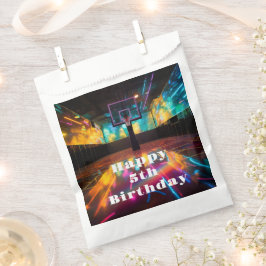 バスケ鮮やかットパーティーフェイバーバッグ フェイバーバッグ