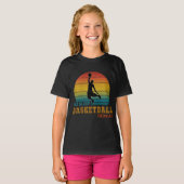 バスケ がんばれ Eat Sleep Basketball Repeat Tシャツ (正面フル)