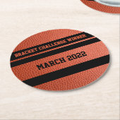 バスケ・ブラケットの挑戦受賞者コースター ラウンドペーパーコースター (アングル)