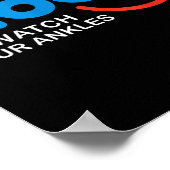 バスケTシャツ メンズ レディース キッズ クール Ihoop ポスター (角)