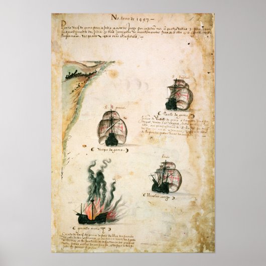 バスコダガマの出国 ポスター (正面)