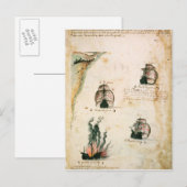 バスコダガマの出国 ポストカード (正面/裏面)