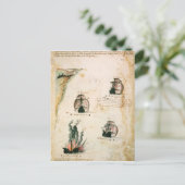 バスコダガマの出国 ポストカード (スタンド正面)