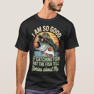 バスコッチ!ヴィンテージ フィッシング ビッグフット フィッシャーマン Tシャツ