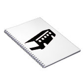 バスシルエット ノートブック (右側)