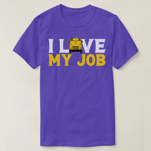 バススクールバスドライバギフト4 Tシャツ (デザイン正面)