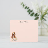 バスセットハウンドカスタムンFLATありがとうノート サンキューカード (スタンド正面)