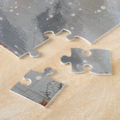 バスセットハウンドドッグオートバイクリスマス ジグソーパズル (側面)