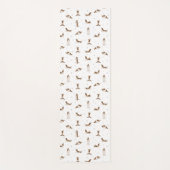 バスセットハウンドドッグヨガ ヨガマット (正面)