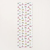 バスセットハウンドドッグヨガ ヨガマット (裏面)