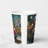 バスセットハウンドドッグローラーコースタークリスマス 紙コップ (右)