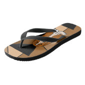 バスセットハウンドパピおもしろいー犬ビーチサンダル ビーチサンダル (アングル)