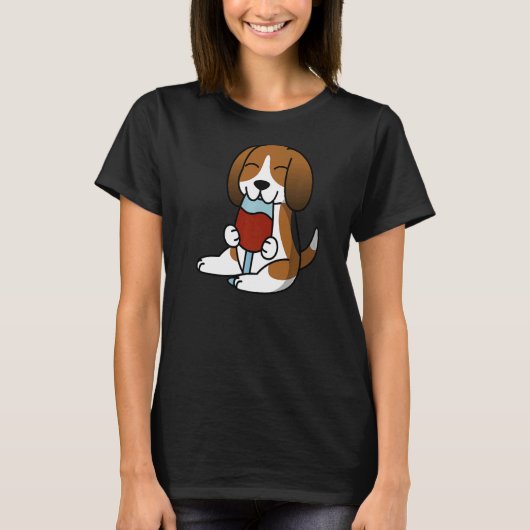 バスセットハウンドワインドッグ Tシャツ (正面)