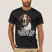 バスセットハウンド犬のオーナー私は他の人よりも明るい Tシャツ (正面)