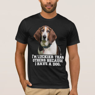 バスセットハウンド犬のオーナー私は他の人よりも明るい Tシャツ