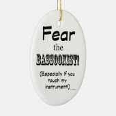 バスソニストを恐れる セラミックオーナメント (右)