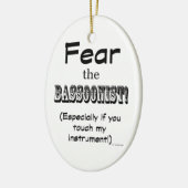 バスソニストを恐れる セラミックオーナメント (左)