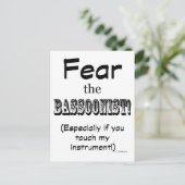 バスソニストを恐れる ポストカード (スタンド正面)