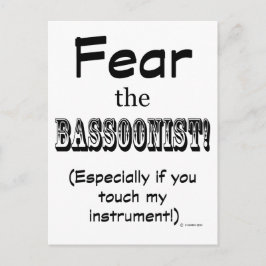 バスソニストを恐れる ポストカード