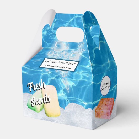 バスソープオーガニックお客様ギフトボックス フェイバーボックス (裏面サイド)