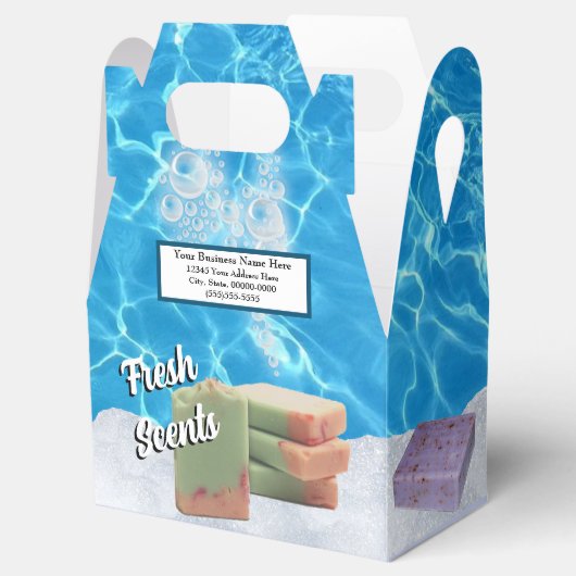 バスソープオーガニックお客様ギフトボックス フェイバーボックス (オープン)