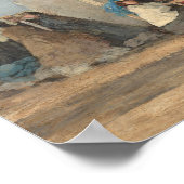 バスタイムアットドーヴィルユージェーンブダンファインアート ポスター (角)