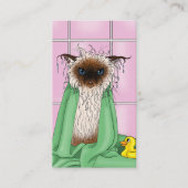 バスタイムキャットトリマー 名刺 (正面)