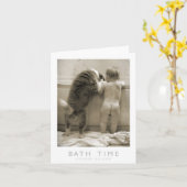 バスタイムグリーティングカード カード (黄色い花)