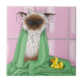 バスタイムシャメネコ タイル (正面)