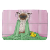 バスタイムシャメネコ バスマット (正面)