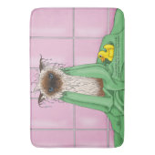 バスタイムシャメネコ バスマット (正面縦)