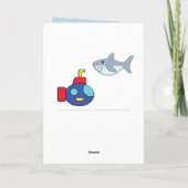 バスタイムファンシーグリーティングカード カード (裏面)