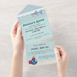 バスタイムファンシーズオールインワン招待状 オールインワン招待状