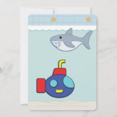 バスタイムファンシーズベビーシャワー招待状 招待状 (裏面)