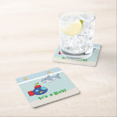 バスタイムファンシーズベビーシャワー紙コースター スクエアペーパーコースター (インサイチュ)