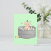 バスタイムベビー ポストカード (スタンド正面)