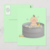 バスタイムベビー ポストカード (正面/裏面)