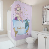 バスタイムマーメイドシャワーカーテン シャワーカーテン (インサイチュ)