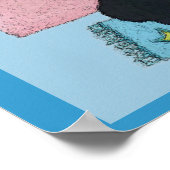 バスタイム抽象芸術 ポスター (角)