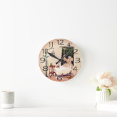 バスタイム ラウンド壁時計 (ホーム)